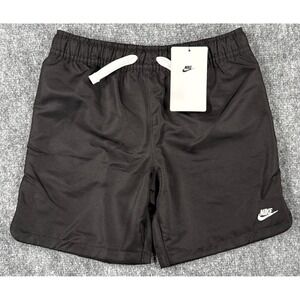Nike Kids Black Woven Athletic Shorts Size 6 NWT